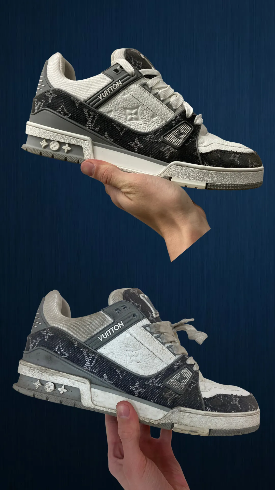 Résultat restauration sneaker