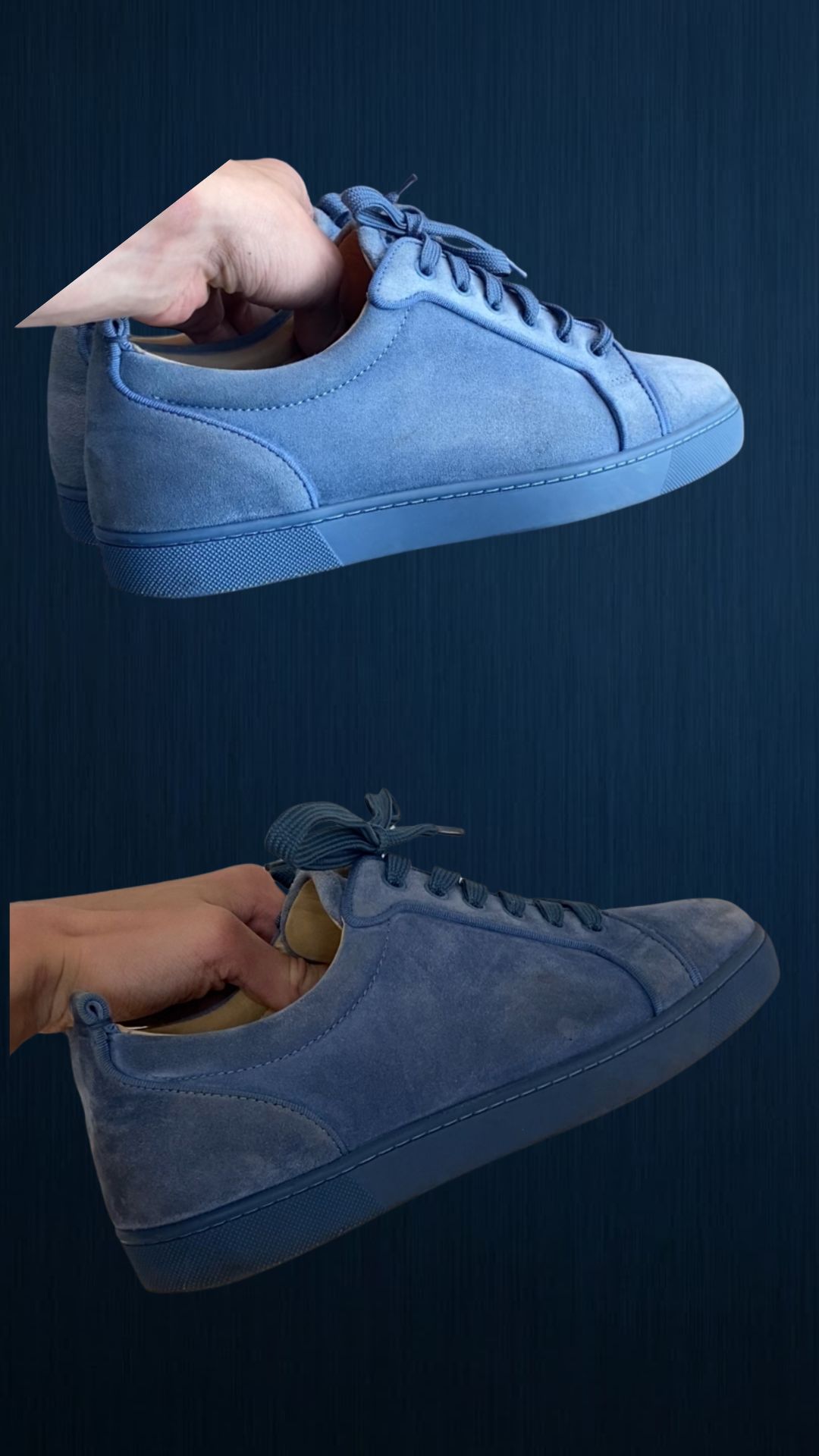 Résultat restauration sneaker