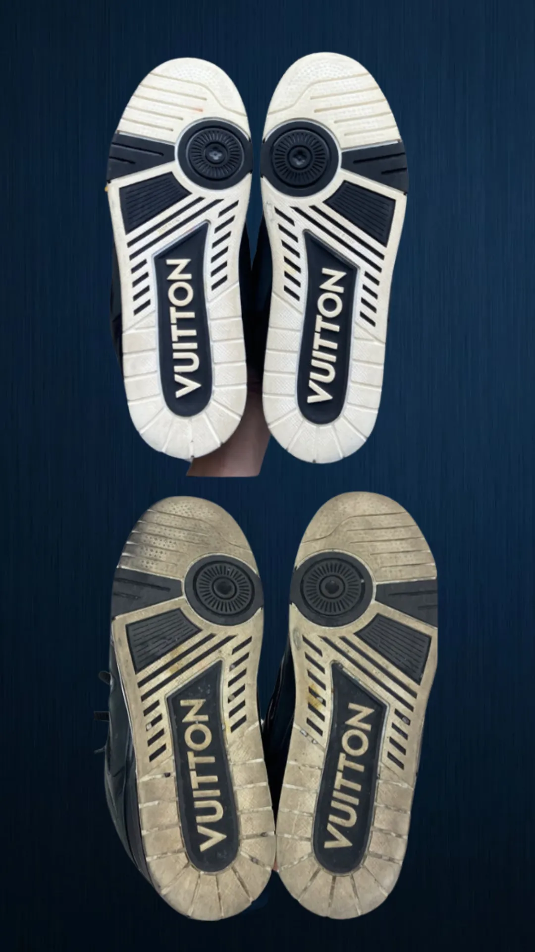 Résultat restauration sneaker